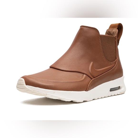 Nike air max thea mid leather chelsea boot sneakers tan womens size 8 - Picture 3 of 11